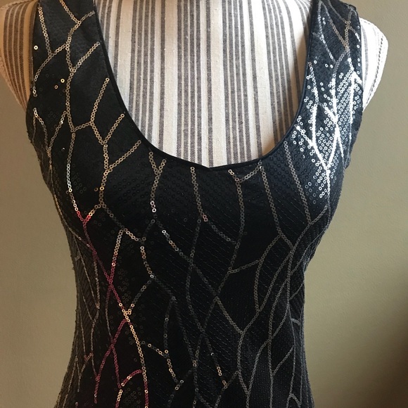 Sequin mini dress - Picture 2 of 6